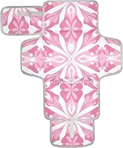 Reusable Portable Changing pad with Tissue Pocket Diaper mat Changing pad Travel for Girl & Boy