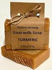VK Handmade soap Goat's milk soap TURMERIC soap Sensitive skin soap Great Gift