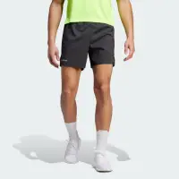 在飛比找momo購物網優惠-【adidas 愛迪達】短褲 男款 運動褲 黑 HZ4440