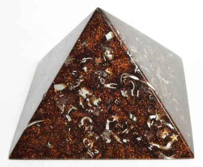 Orgone orgonite pyramid - EMF protection, Tesla,chakra therapy +free orgone gift