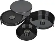 Cabilock Rotating Cocktail Seasoning Trays Bar Cocktail Making Set Margarita Salt Side Box Salt Seasoning Box