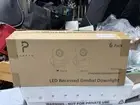 Popanu LED Recessed Gimbal Downlight 4" 5 CCT in 1 2700-5000K, 8W 6 Pack New