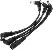 Kisangel Professional Effector Wire Simple Effector Cable 5-way Guitar Power Supply Replace Old or Damaged Power Adapter