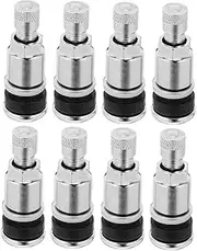 Gatuida Valve Stem Extension Kit 8pcs Metal Car Wheel Tire Valve Stems for DIY Professional Automotive Care