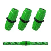 Expandable Garden Hose Repair Kit, 3 Sets Dual-Channel Flexible Garden Hoses