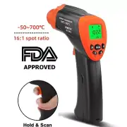 Digital Laser Infrared Thermometer Food Non-Contact Temperature Gun Pizza BBQ AU