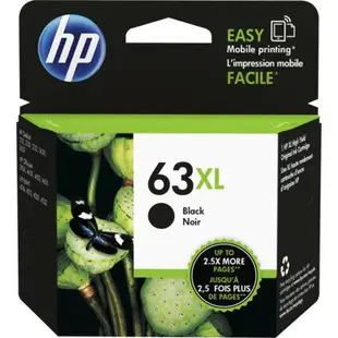 【免運】HP NO.63XL 黑色 F6U64AA 原廠墨水匣 適用HP DeskJet 1110 / 2130 / 3630機型