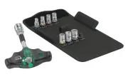 Wera Ratcheting T-Handle 9pc Set Metric, 05023470001, Free Shipping
