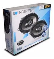 SOUNDSTREAM AF.573 350 WATTS 5" X 7" 3-WAY COAXIAL CAR AUDIO FULL RANGE SPEAKERS