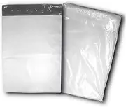 Matte White Poly Bag Envelopes 9.5" x 12" – Self-Sealing Shipping Bags – 100 Pack – Strong, Tear-Resistant, Waterproof – Great for Mailing, Storage, and Organization