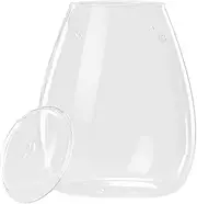 Abaodam Empty Glass Terrarium Container for Micro Landscaping DIY Eco Bottle Lightweight Durable Design for Home Office Decor for Use