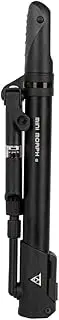 Topeak Mini Morph G (TMM-2GB) – Compact Mini Pump with in-Line Gauge – 140 PSI / 9.6 Bar – Presta, Schrader & Dunlop Compatible – Fold-Out Foot Pad & Flexible Hose – Includes Mount Bracket