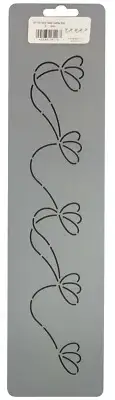Quilting Stencil Wavy Twist Turn Border Feathered Quilt Pattern QuiltersTemplate