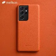 Melkco Genuine Leather Case For Samsung Galaxy S21 Ultra S20-+ Plus Note20 Ultra