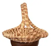 Small MINIATURE Sea Grass GULLAH Twisted Handle Basket S Carolina 4.25" T