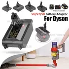 Adapter For Makita Milwaukee 18V Dewalt Battery Convert To Dyson V6 V7 V8 Vacuum