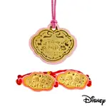 DISNEY迪士尼金飾 寶貝樂園三件式黃金彌月禮盒-0.3錢
