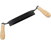 Draw Shave Knife, 10 Inch Straight Draw Knife Draw Shave Tool Woodworking Bark Peeler Debarking Hand Tool