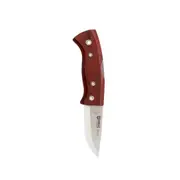 Helle RaudS - 55mm Stainless Steel Folding Knife (Red Birch Handle)