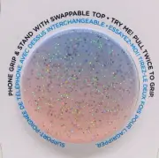 PopSockets Phone Grip Stand Glitter Morning Haze PopGrip Popsocket Swapable Top
