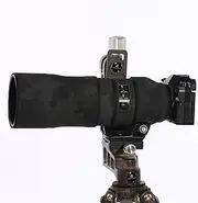 CHASING BIRDS Camouflage Waterproof Lens Coat for Olympus 300mm F4.0 is PRO Rainproof Lens Protective Cover (Shadow Black, with 1.4X and 2.0X TC)