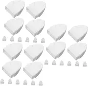 BESPORTBLE 3sets Fence Post Covers Wood Post Finials Decorative Fence Topper Easy Installation Plastic Cap for Guardrail 10pcs*3