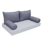 |SLIPCOVER ONLY| S2 Outdoor Bolster Backrest Pillow Covers Knife Edge Full AD001