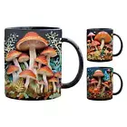 3D Magic Mushrooms Mug with Magic Mushrooms Tea Cup Fun Ceramic Coffee Mug