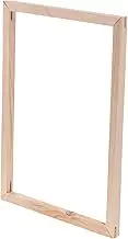 Operitacx DIY Oil Painting Frame 30x40cm Canvas Polished Plate Picture Frame Wood Stretching Bars for Canvas