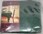 vtg Jaclyn Smith Tablecloth Oblong 60 x 102 Green