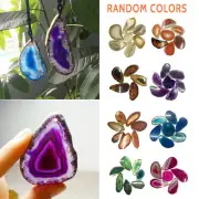 5pcs Agate Slice Natural Polished Slab Crystal Geode Gemstone Healing Colorful