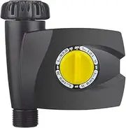 Sprinkler Timer, Smart Watering Timer Programmable Water Timer Hose Faucet Timer, Wireless Remote Control Irrigation System with Water Flow Meter, for Outdoor Yard, Garden