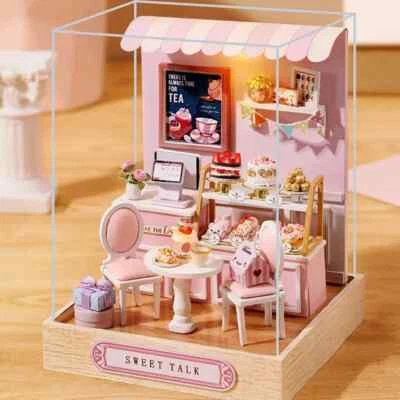 Mini Doll House DIY 3D Puzzle Assembly Toys Bedroom with Furniture Craft Gifts