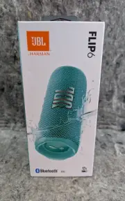 NEW/SEALED Genuine JBL Flip 6 Portable Waterproof Bluetooth Speaker - Teal