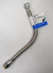 SharkBite Corrugated Flexible Water Heater Connector 200 PSI FIP 18" x 3/4"