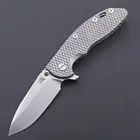 Quality Vintage Hinderer Knives Xm-18 D2 Stainless Steel TC4 Titanium Handle