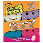 Scrub Daddy Color Coding Utility Sponge Set 8 Pack Pink Blue Violet White