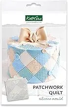Katy Sue Patchwork Quilt Silicone Mold for Cake, Cookie Decorating, & Craft. For Use With Fondant, Gum Paste, Sugar Paste, & Air Dry Clay from Katy Sue Designs Fondant Molds
