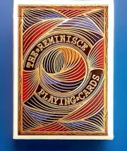 Rare The Reminisce Retro Gold Gilded PROTOTYPE Playing Cards Ark NEW
