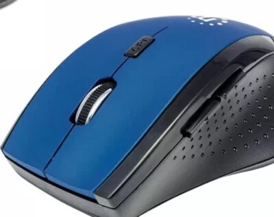 Manhattan Curve Wireless Mouse, Adjustable DPI (800, 1200 or 1600dpi), 2.4Ghz