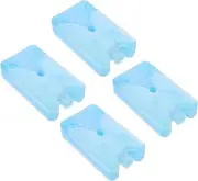 4Pcs Ice Case Portable Ice Bags for Outdoor Activities Lightweight Ice Boxes for Picnics Camping and Road Trips Freezer Packs for Convenient Food Storage