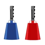 Stable Metal Party Cowbells 9 Inch Noise Makers Crowd Event Outdoor Activities