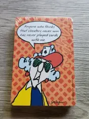 J Wagner MAXINE Hallmark Large Size Playing Cards Sealed Deck 3" x 4.5" Comic