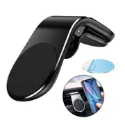 360o Rotating Magnetic Phone Holder Car Mount Stand Vent Clips Universal 2x