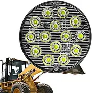 Warning Light, Round Stop Lamp, 12-24V 14 LED Warning Light Flashing Truck Side Marker Lamp for Car Construction Vehicles