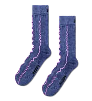 Navy Denim Crew Sock | Fun & Funky Novelty Socks