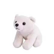 Pocketkins Eco Polar Bear soft plush stuffed toy 5"/13cm Wild Republic