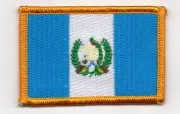 GUATEMALA GUATEMALAN FLAG PATCHES backpack PATCH BADGE IRON ON NEW EMBROIDERED