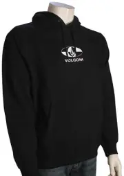 Volcom Stone Explorer Pullover Hoody - Black - New