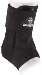 McDavid 195 X-Large Ankle Brace Support Straps level 3 Maximum Protection BLACK